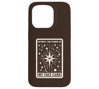 Testimone Il Potere Del Mio Volto Tarocchi Oroscopo Beauty Pun Custodia per iPhone 15 Pro