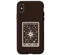 Testimone Il Potere Del Mio Volto Tarocchi Oroscopo Beauty Pun Custodia per iPhone X/XS