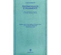 Testimonianze e frammenti