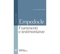 Testimonianze e frammenti. Testo greco a fronte