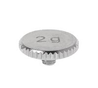 Testina 2G Shell Peso Giradischi Metallo Strumento Elettrico Parti per SL1200 SL1210 MK2 3 5 M5G Stilo DJ, Argento