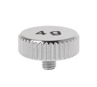 Testina 4G Shell Peso Giradischi Metallo Strumento Elettrico Parti per SL1200 SL1210 MK2 3 5 M5G Stilo DJ, Argento