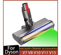 Testina a rullo morbido per Dyson V7 V8 V10 V11 V15 Detergenti a batteria Accessori per pavimenti in legno con rilevamento della polvere