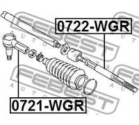 Testina barra sterzo Assale anteriore 0721-WGR FEBEST per SUZUKI BALENO IGNIS I