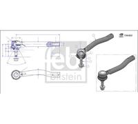 FEBI BILSTEIN 194763 Testina sterzo