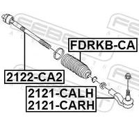 Testina barra sterzo Assale anteriore Dx 2121-CARH FEBEST per FORD VOLVO