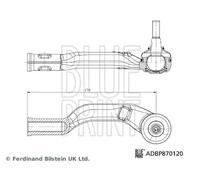 BLUE PRINT ADBP870120 Testina sterzo
