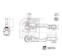 Estremità del tirante FEBI BILSTEIN 183723