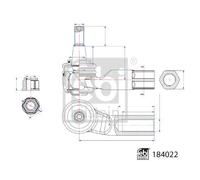 FEBI BILSTEIN 184022 Testina sterzo