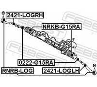 FEBEST 2421-LOGLH Testina sterzo