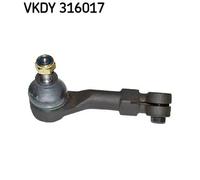 Testina barra sterzo VKDY 316017 SKF per RENAULT TWINGO I