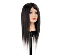Testina Capelli Naturali Umani 100% per Parrucchieri 45/50 cm