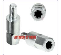 TESTINA coppia conica DECESPUGLIATORE universale efco Stihl 10 9 7 denti quadra