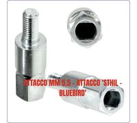 TESTINA coppia conica DECESPUGLIATORE universale efco Stihl 10 9 7 denti quadra