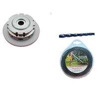 Testina decespugliatore universale Genialcap con Rotolo di Filo attorcigliato mt. 15 Offerta Kit