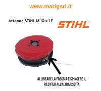 TESTINA DECESPUGLIATORE W5 batti e vai STIHL 10x 1 F carica rapida senza aprire