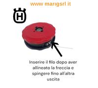 TESTINA DECESPUGLIATORE W5 BATTI VAI Husqvarna 12 x1,75F carica senza aprire