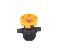 Testina di irrigazione rotante automatica, ugello rotante a 360 gradi, irrigatore a spruzzo for prato, strumento di irrigazione da giardino for uso domestico(2Pcs)