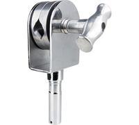 Testina di presa Gobo Head KUPO KCP-440 con perno Junior da 28 mm, supporto professionale argento in alluminio per bracci e tubi da 16 mm e 10 mm con peso 1,3 kg e diametro testa da 4,5 pollici