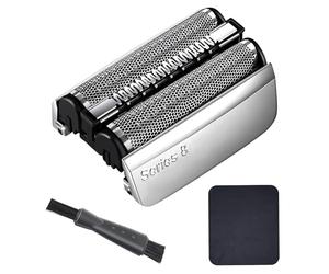 Testina di rasatura per Braun Series 8, rasoio compatibile con Braun S8 83M, accessorio per uomo rasoio elettrico taglierina in alluminio con spazzola per la pulizia
