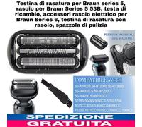 Testina di rasatura x Braun series 5- 53B,testa di Ricambio Per rasoio
