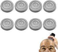 Testina Di Ricambio Compatibile Con Rasoi Elettrici Skull Shaver Pitbull (8 Pezz