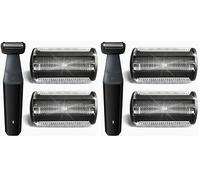 Testina di ricambio compatibile con rasoi Philips Bodygroom Series 7000, 5000 e 3000, confezione da 4