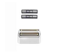 Testina Di Ricambio Con Lamina E Lama, Compatibile Con Rasoio Elettrico BaBylissPRO, Double FXFS2 In Metallo(SILVER)