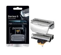 Testina di ricambio for lamina e lama di taglio 51S, compatibile con Braun, serie 5 e 8000, 590cc, 8595, 8985, 8975, 8991, 8995, 8985, wfs1, wfs2