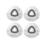 Testina Di Ricambio For Mocio Rotante A 360°, Testina Di Pulizia For Mocio In Microfibra, Compatibile Con Vileda Mop, Strumento For La Pulizia Della Casa(4 pcs)