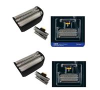 Testina Di Ricambio For Tagliacapelli 30B, Compatibile Con Rasoi Braun Serie 3, 7475, 7493, 7497, 7520, 7526, 7570, 7564, 7680, 7664, 7690, 5491(2pcs)