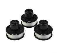 Testina di ricambio per Black & Decker A6226 GL250 GL310 GL360, cavo da 6 m, bobine di alimentazione Bump Feed Bobine, set da 3, robusti e durevoli, facile da installare per lavori di giardinaggio