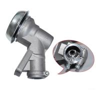 Testina di ricambio per decespugliatore Oleo per MAC EM780, struttura in alluminio resistente, denti 28 x 10 o 32 x 10, rifilatura forestale efficiente, argento leggero per apparecchiature elettriche