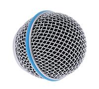 Testina di ricambio per microfono in rete di acciaio con schiuma interna per Shure Beta 58A SM58 PG58 - durevole, qualità del suono chiara