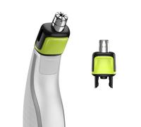 Testina di ricambio per naso e orecchie, compatibile con OBlade QP2724/QP2834/QP2520/QP2530/QP2620/QP2630/Pro 360, doppia lama girevole a 360°, accessorio impermeabile per rasoio