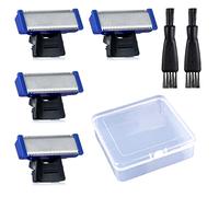 Testina di ricambio per rasoio 4 pezzi, compatibile con Microtouch Solo 2 pezzi, spazzola pulita con scatola (4 pezzi)
