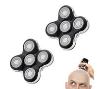 Testina di ricambio per rasoio a 5 lame, compatibile con rasoio a cranio, per testine di rasoio Pitbull Gold PRO/Pitbull Platinum Pro (confezione da 2)