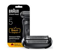 Braun Ricambio per Rasoio Elettrico Barba Serie 5, 54B, Nero | Testina Originale, Recupera il 100% delle Prestazioni del Regolabarba Uomo Ricaricabile, Compatibile con Serie 5 50, 51, 52