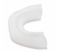 Testina di Ricambio per Spazzolino a Forma di U in Silicone Ultra Morbido con 3 File di Setole Fini, Adatta per Adulti, Bianca, Facile Installazione e Rimozione