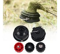 Testina di ricambio per tagliabordi Bolens Weed Eater BL100 BL110 BL160, Realman 841P035132S Trimmer H-ead con dado adattatore per corda di gas ad albero curvo e dritto