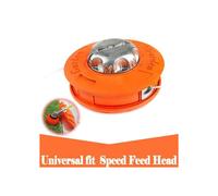 Testina di ricambio universale in alluminio per decespugliatore, resistente e facile da installare, ideale per il giardinaggio all'aperto.