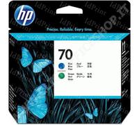 TESTINA DI STAMPA HP 70 C9408A (130ML) BLU / VERDE - ORIGINALE