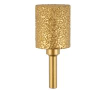 Testina diamantata brasata sottovuoto gambo 6 mm rettifica lima rotante per piet