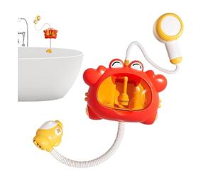Testina Doccia Giocattolo per Vasca da Bagno | Giocattolo A Forma Di Granchio Spruzzatore D'Acqua Sputabolle,Soffione Da Vasca | Per Bambini Piccoli, Ragazze E Ragazzi - Divertente In Casa, Bagno E Va