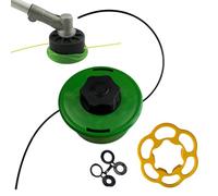 Testina Filo batti e vai Universale per Decespugliatore Ø3 mm con Magic Key - Ricarica Rapida Senza Smontaggio Capacità 9 Metri Compatibile con macchine come Stihl Husqvarna Echo efco
