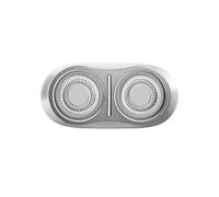 Testina For Rasoio Elettrico, Compatibile Con Xiaomi, Lama Rotante Doppia S200, IPX7, Lavaggio Ad Acqua, Lama Di Aspirazione Magnetica Separata Applicabile(Silvery)