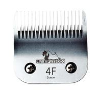 Testina in acciaio misura 4F lunghezza taglio 9mm per tosatrice Fuss-dog Ferribi