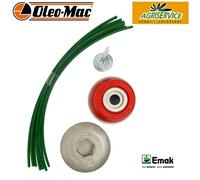 Testina in alluminio universale professionale OLEO-MAC decespugliatore 4 fili