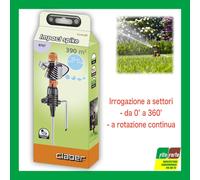 Irrigatore testina a battente "IMPACT SPIKE" con picchetto 8707 marca CLABER