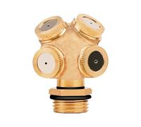 Testina irrigatore da giardino in lega di rame, con design intelligente e regolabile